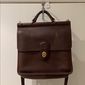 Vintage Coach Crossbody Leather Bag
